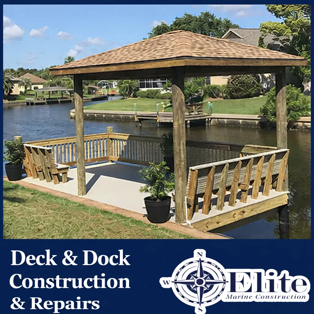 Boat dock and deck construction